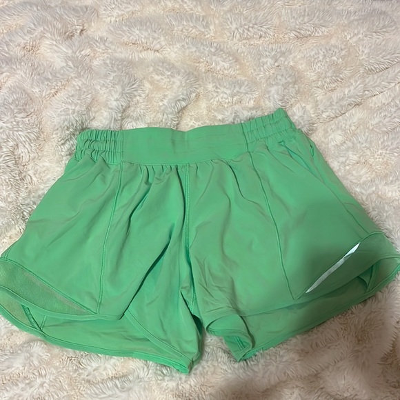 COPY - Neon green lululemon running shorts - Picture 2 of 2